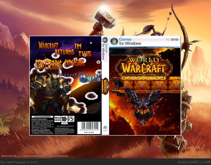 World of Warcraft: Cataclysm box art cover
