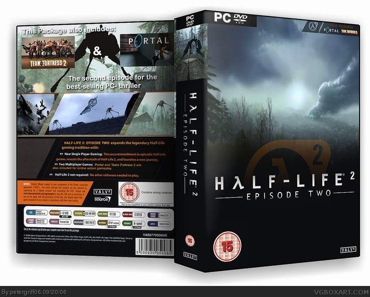 Half Life 2: Episode Two box cover