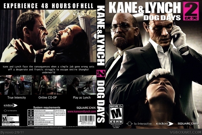 Kane & Lynch 2: Dog Days box art cover