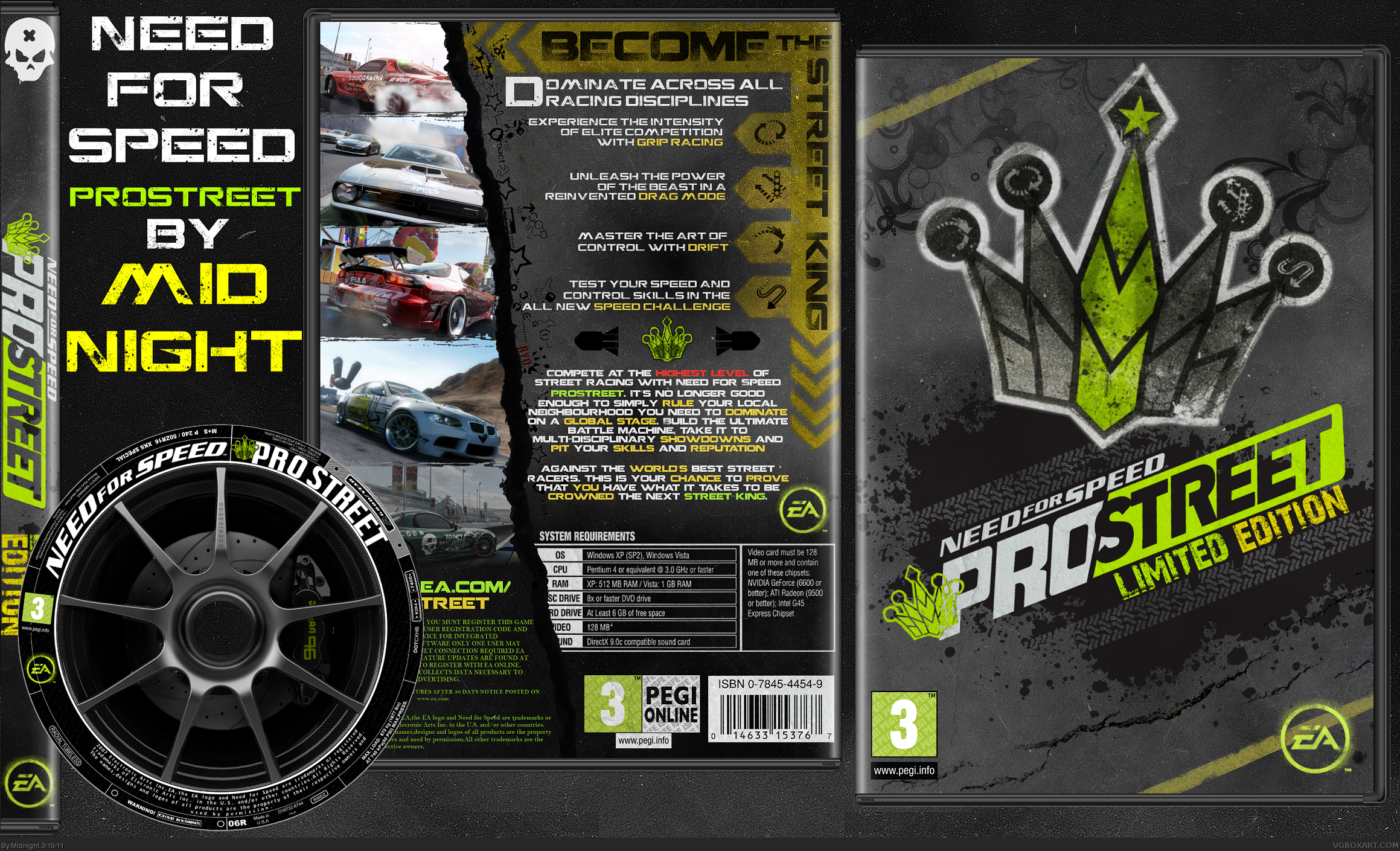 NFS: Prostreet Limited Edition box cover