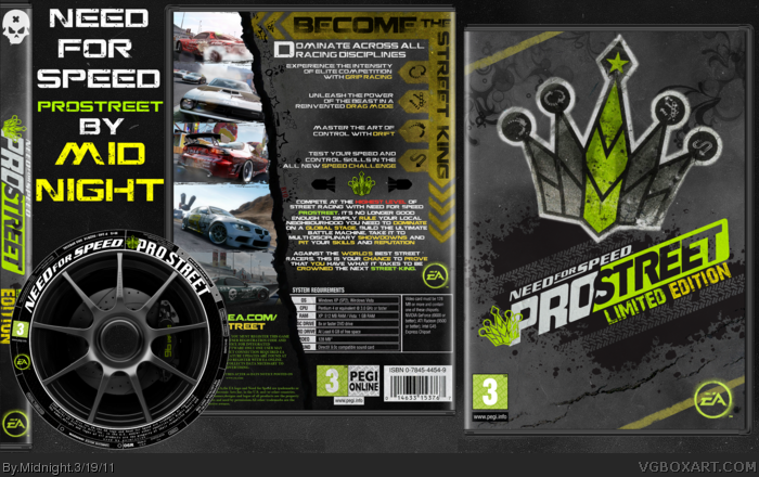 NFS: Prostreet Limited Edition box art cover