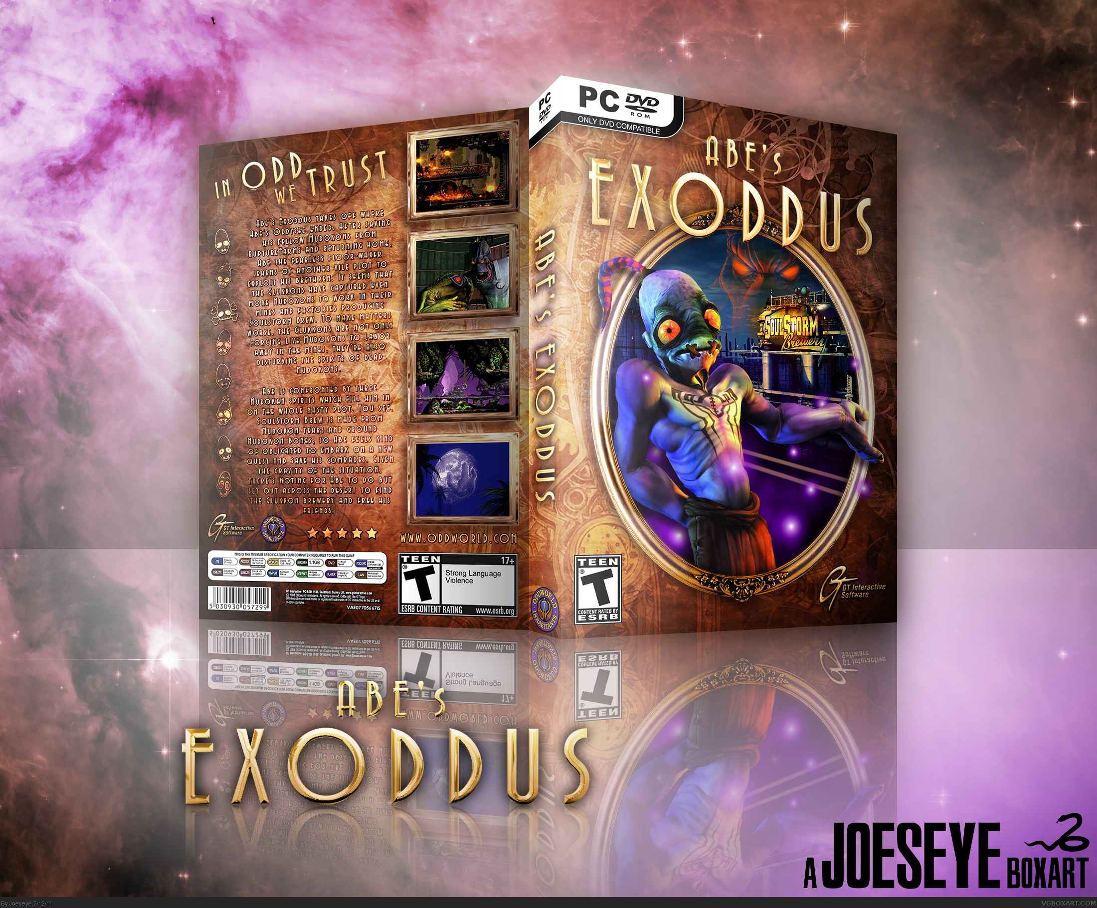 Oddworld: Abe's Exoddus box cover