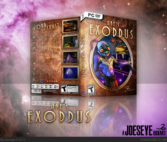 Oddworld: Abe's Exoddus box art cover