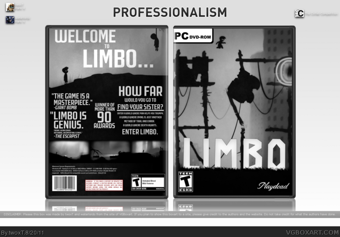 LIMBO box art cover