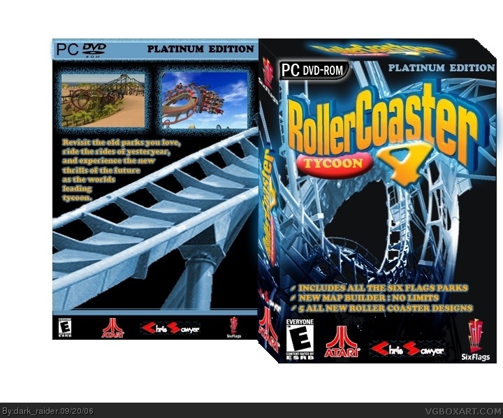 Roller Coaster Tycoon 4 box cover