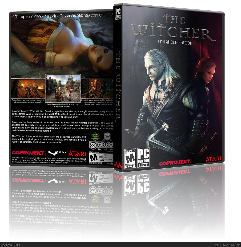 The Witcher Enhanced Edition box cover