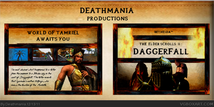 The Elder Scrolls II: Daggerfall box art cover