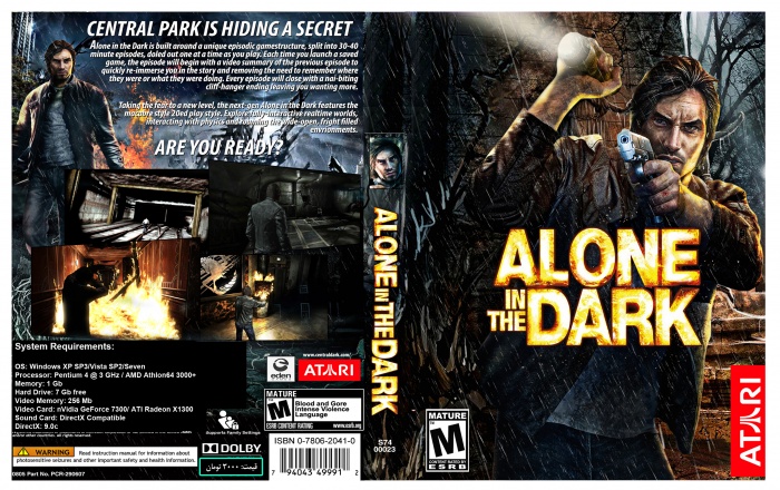Alone In The Dark box art cover