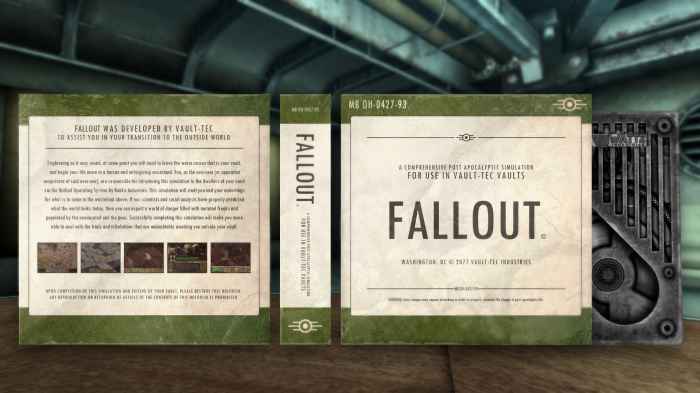 Fallout box art cover
