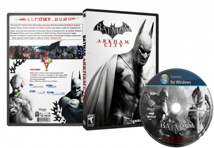 Batman Arkham City box art cover