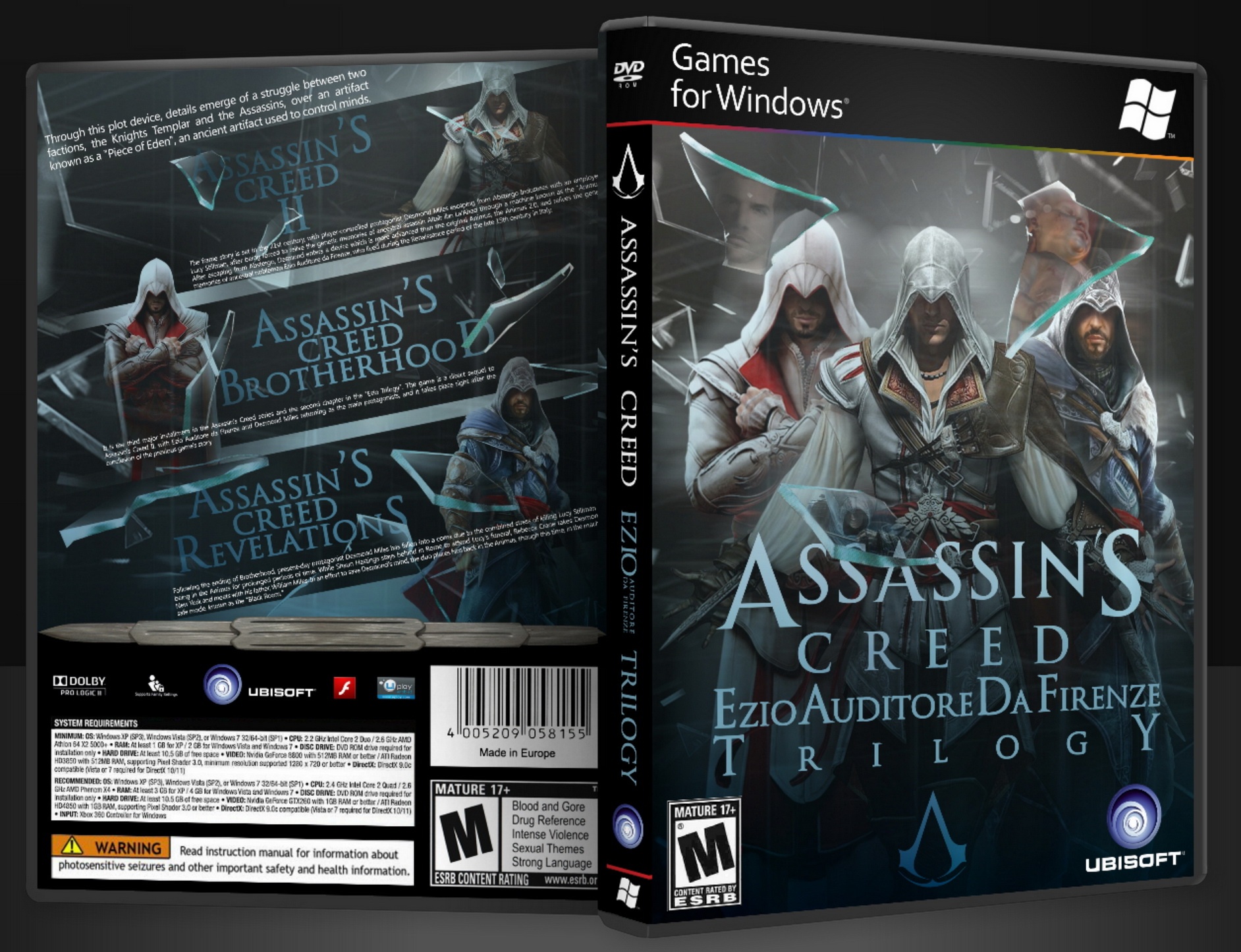 Assassin's Creed: Ezio Auditore Trilogy box cover