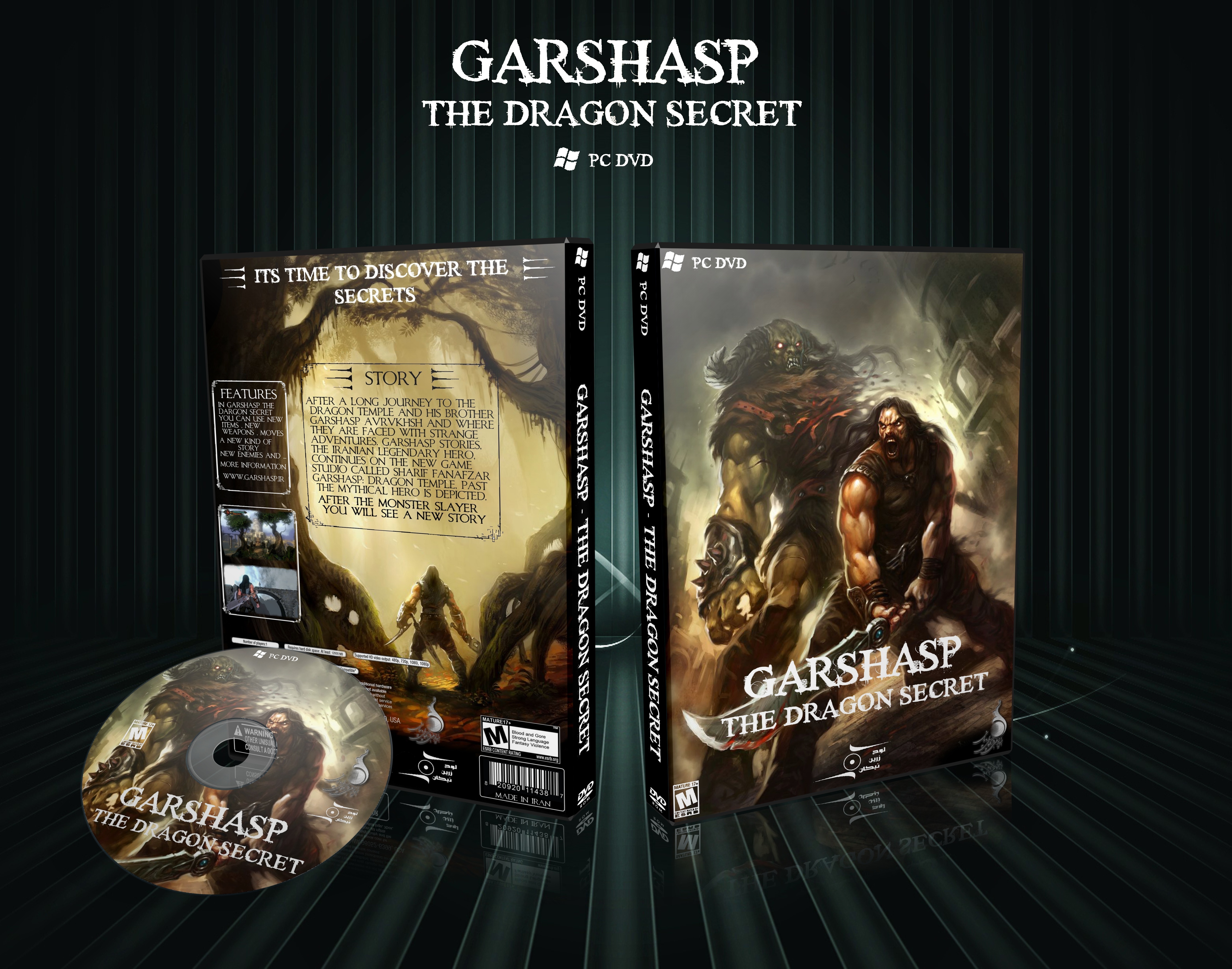 Garshasp : The Dragon Secret box cover