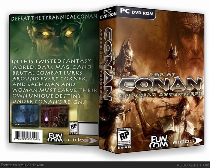 Age Of Conan Hyborian Adventures box art cover