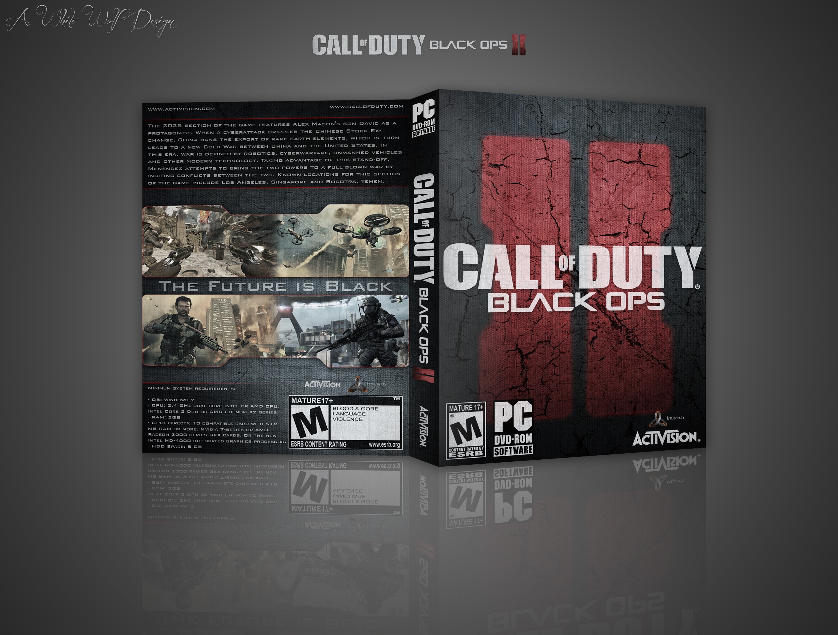 Call Of Duty Black Ops 2 box cover