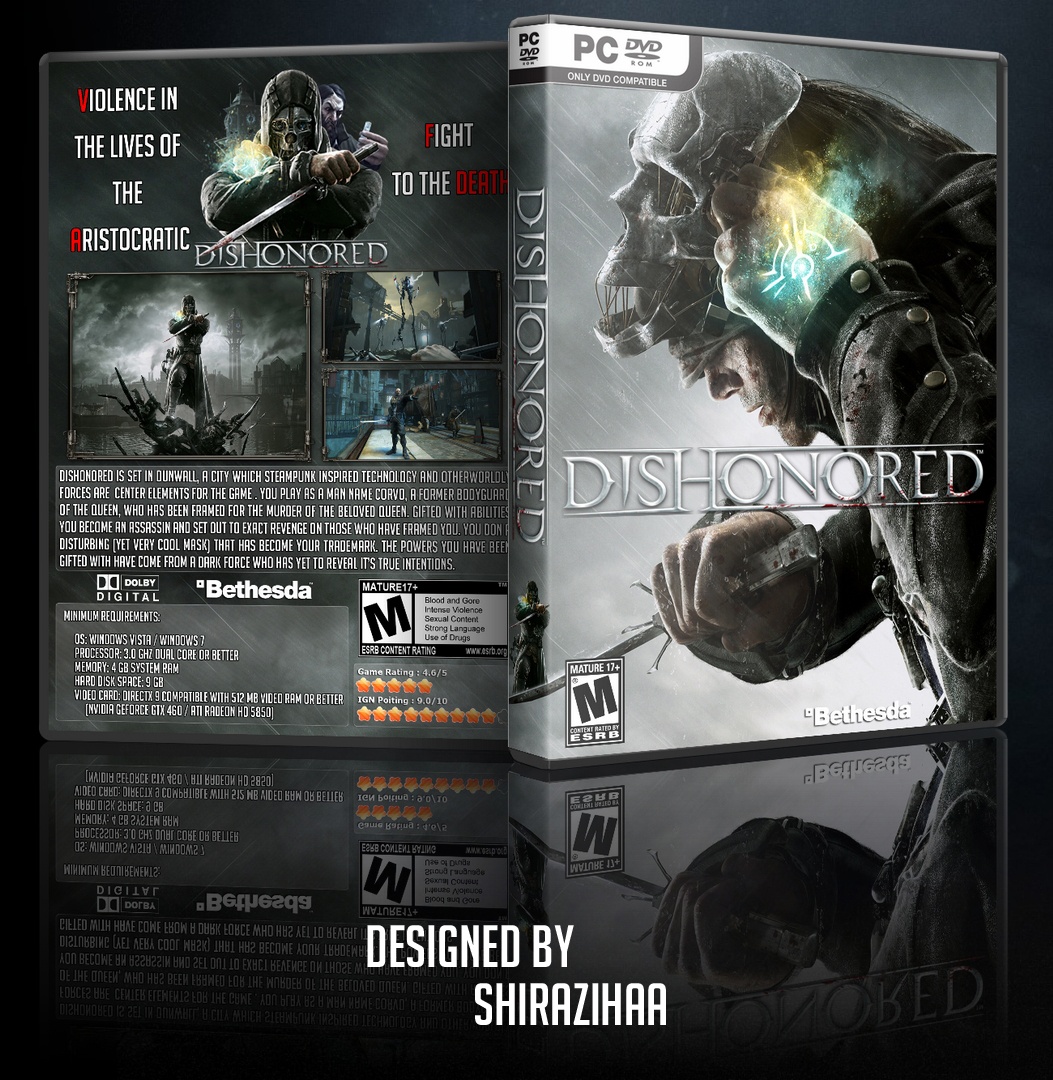 Dishonored box cover