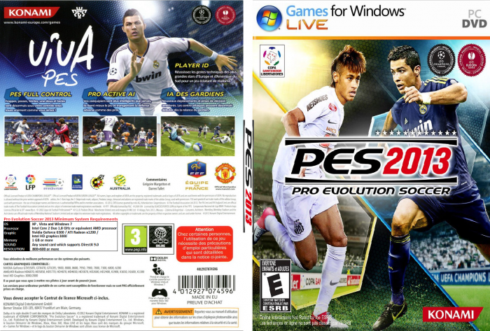 Pro Evolution Soccer 2013 box art cover