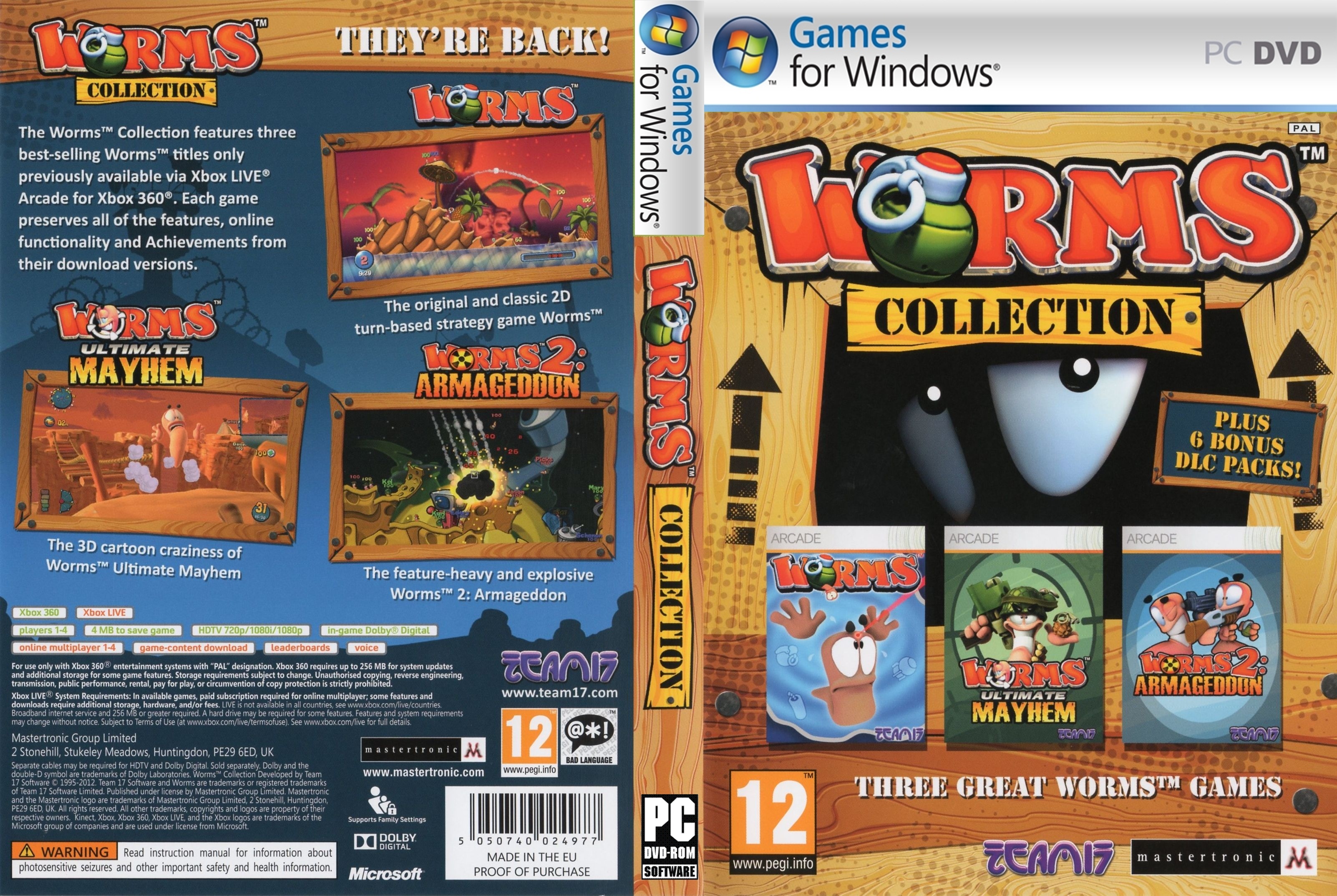 Worms Collection box cover