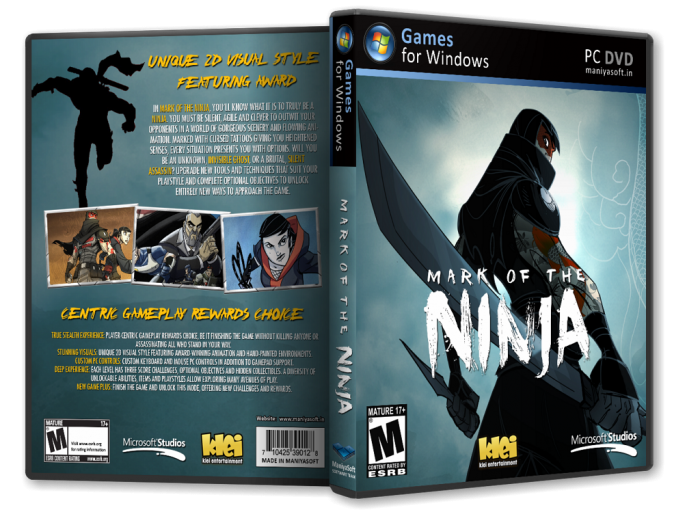 Mark of the Ninja box art cover