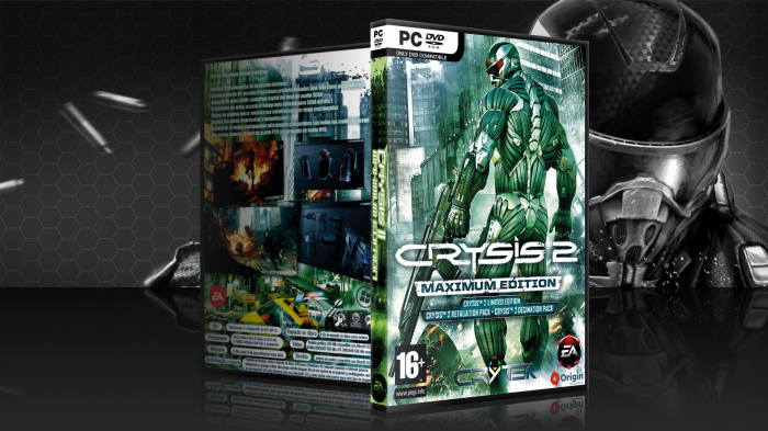 Crysis 2 Maximum Edition Cover Box box art cover
