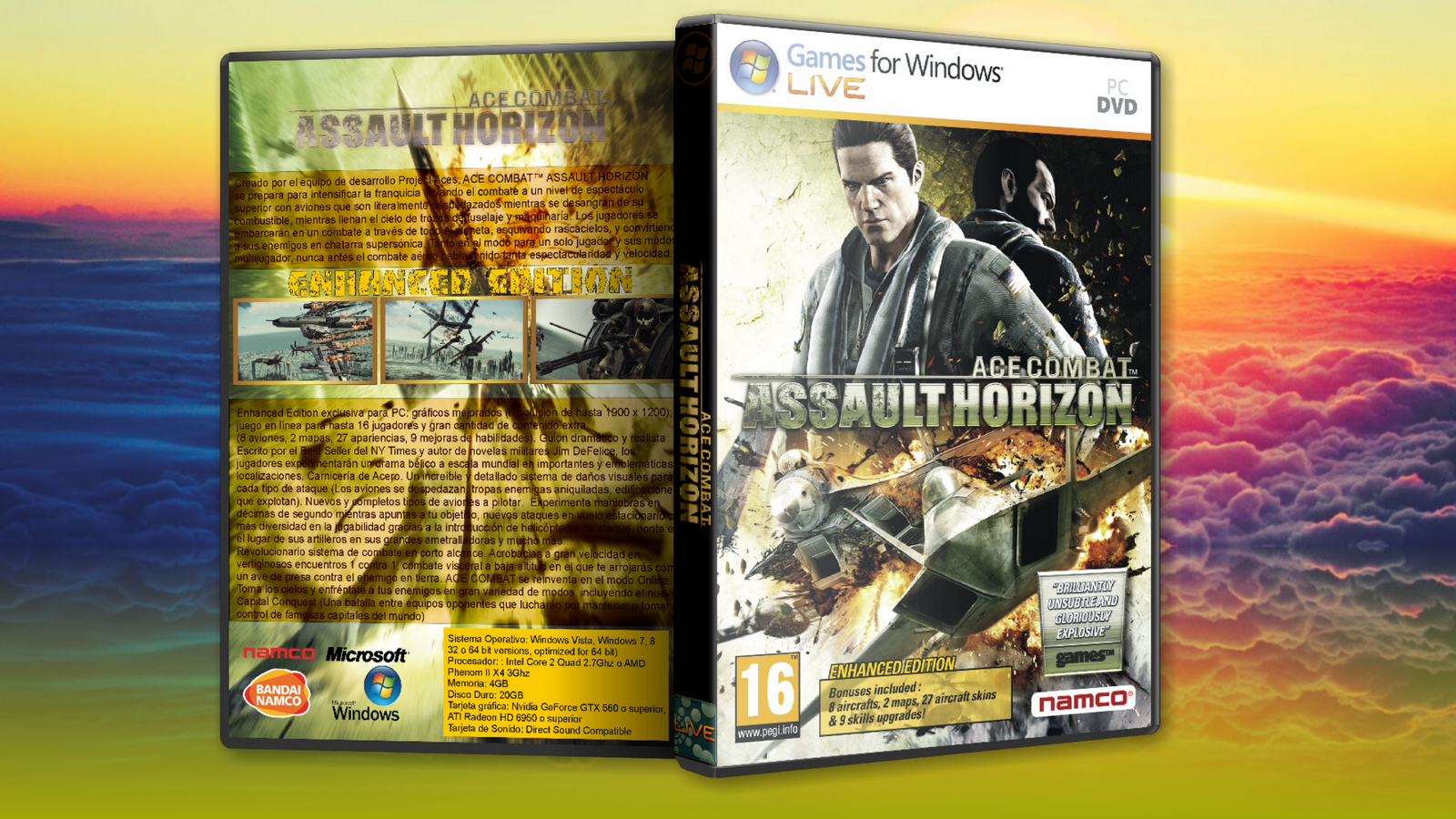 Ace Combat Assault Horizon  Enhanced Edition box cover