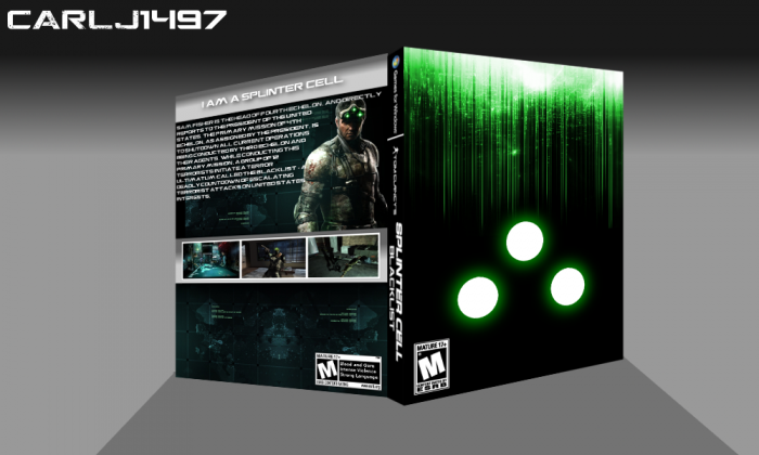 Splinter Cell Blacklist box art cover