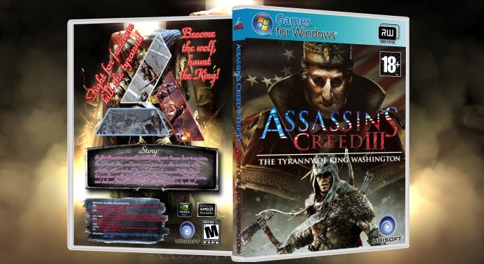 Assassin's Creed 3 The Tyranny Of King Washin box art cover