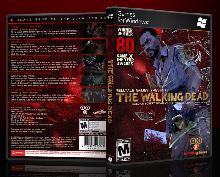 The Walking Dead: Season One box art cover