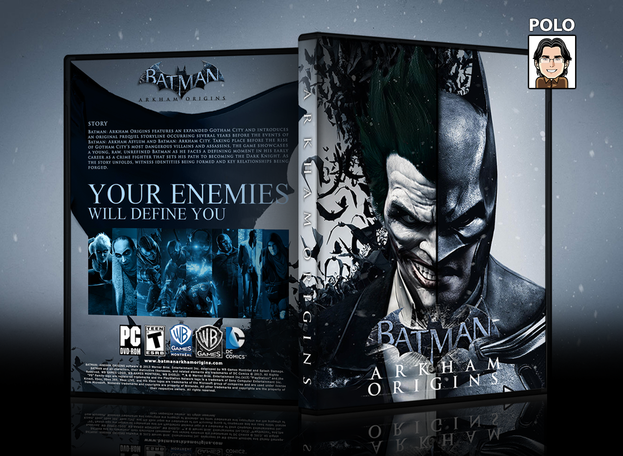 Batman Arkham Origins. →. ←. Box Cover. 