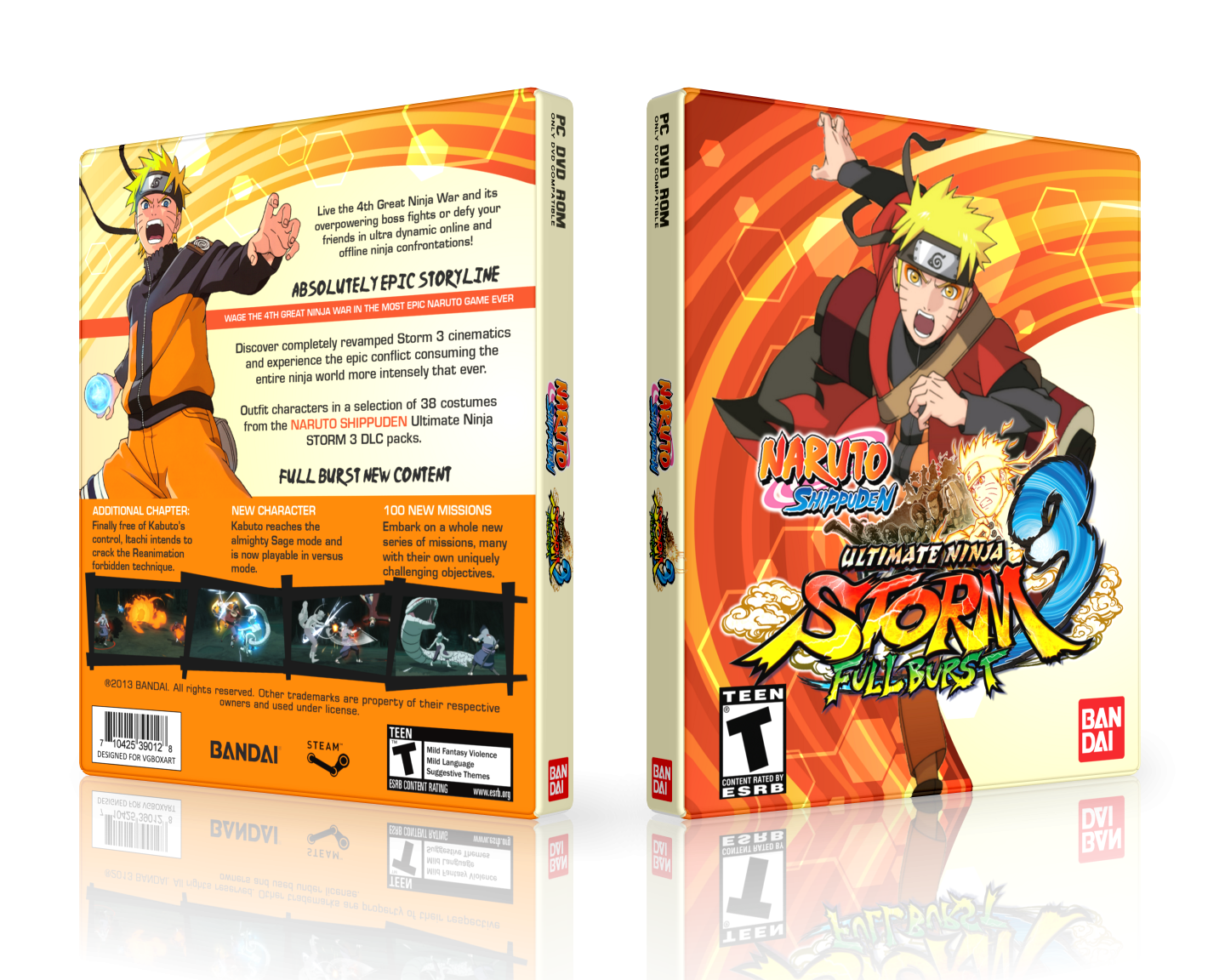 Naruto Shippuden: Ultimate Ninja Storm 3 box cover