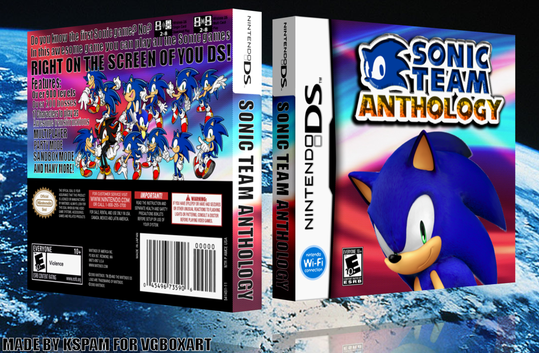Sonic Team Anthology box cover