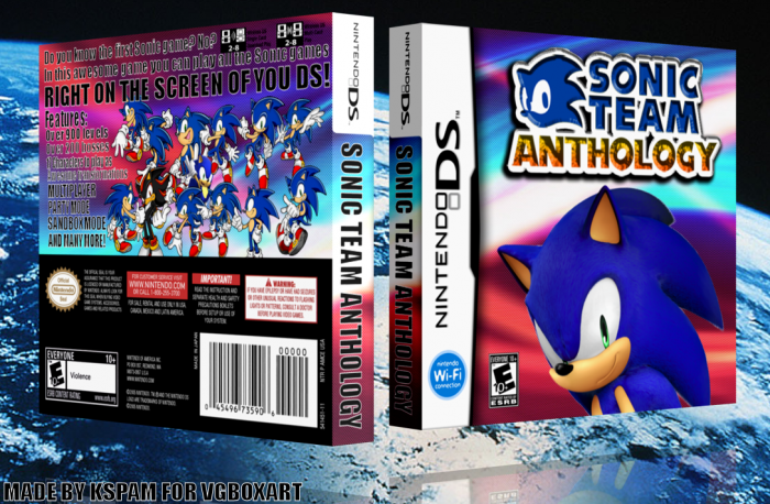 Sonic Team Anthology box art cover
