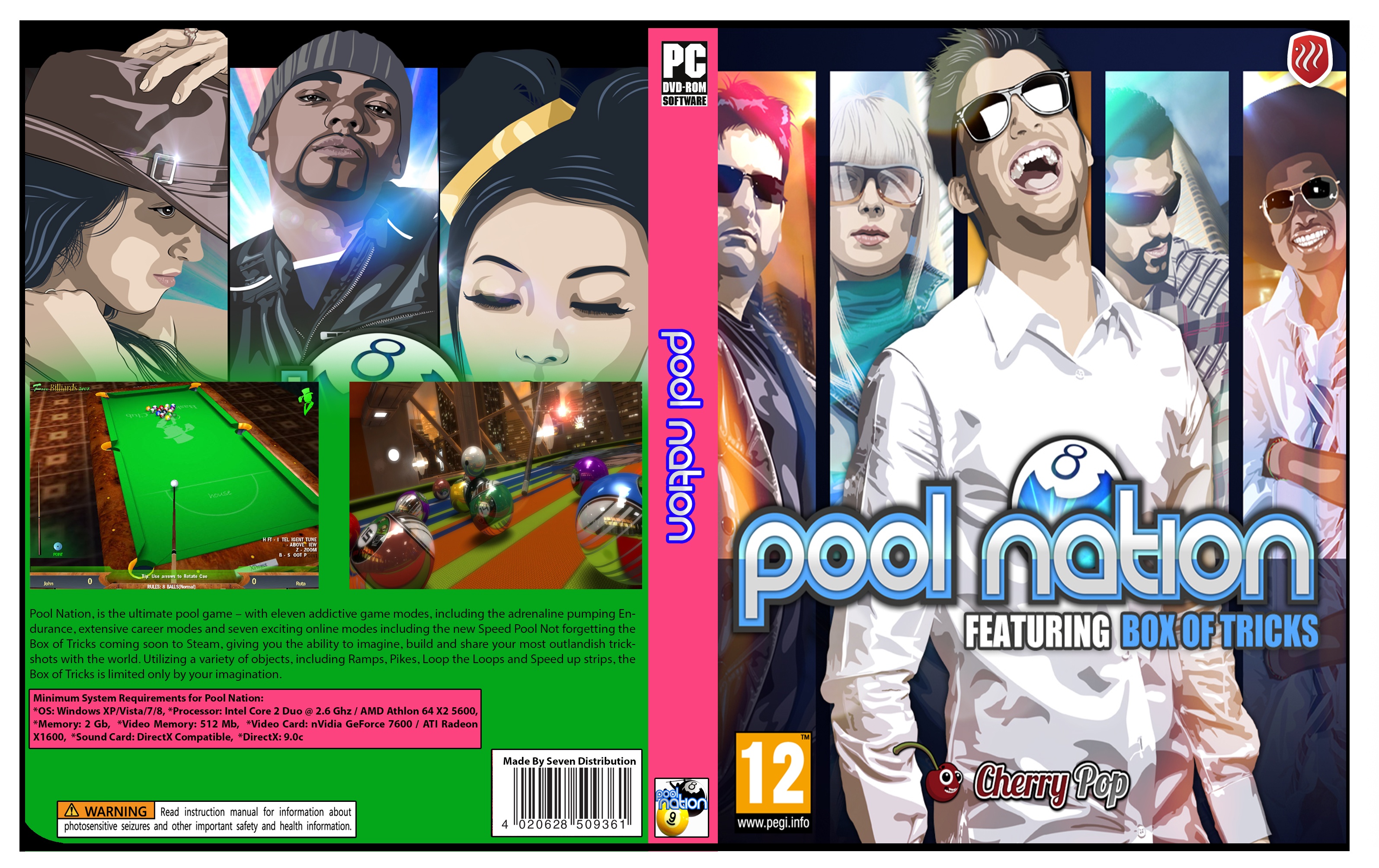 Pool Nation box cover