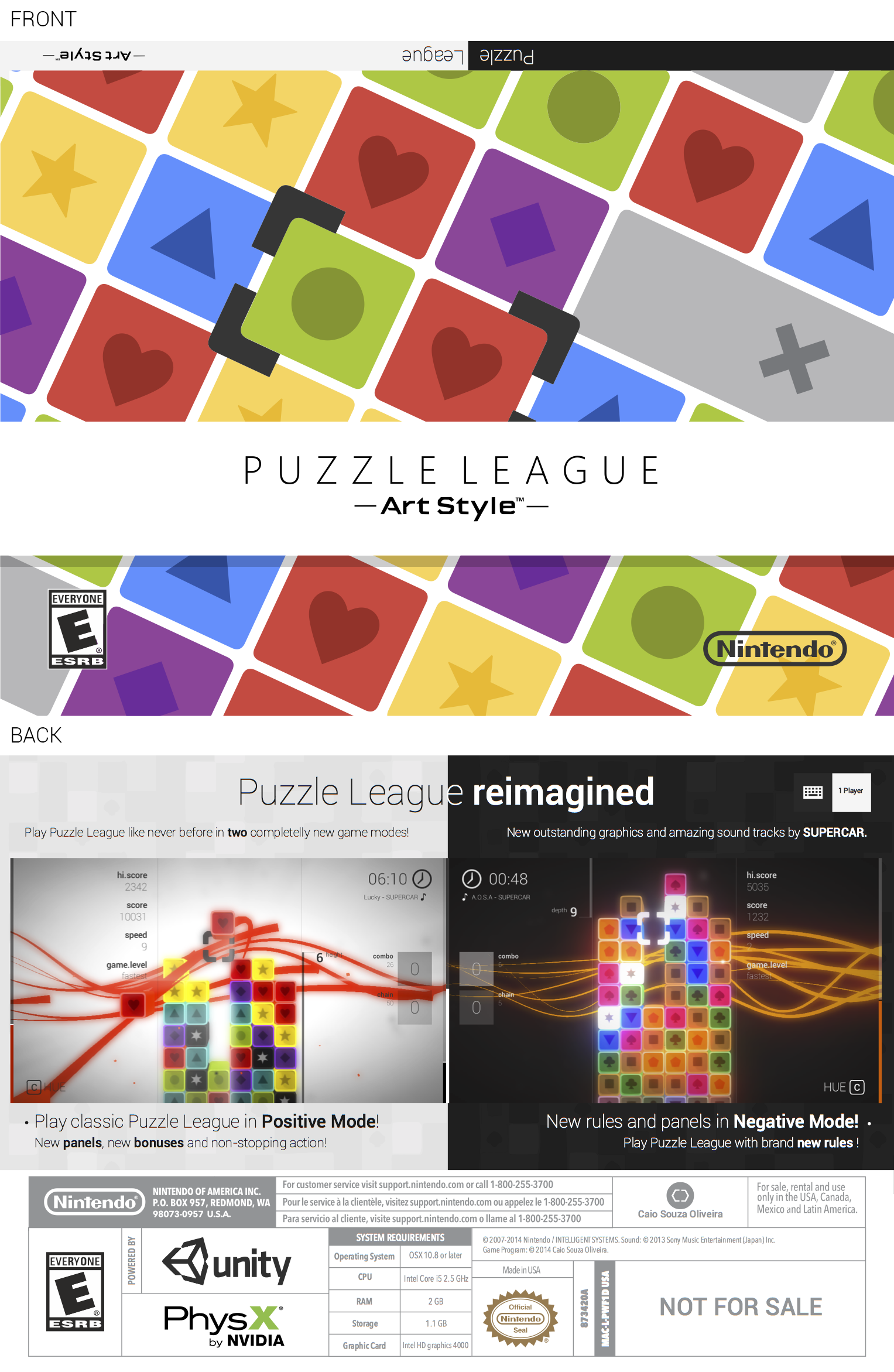 Puzzle League - Art Style box cover