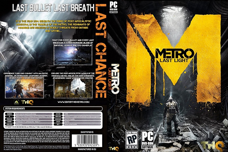 Metro : Last Light box cover
