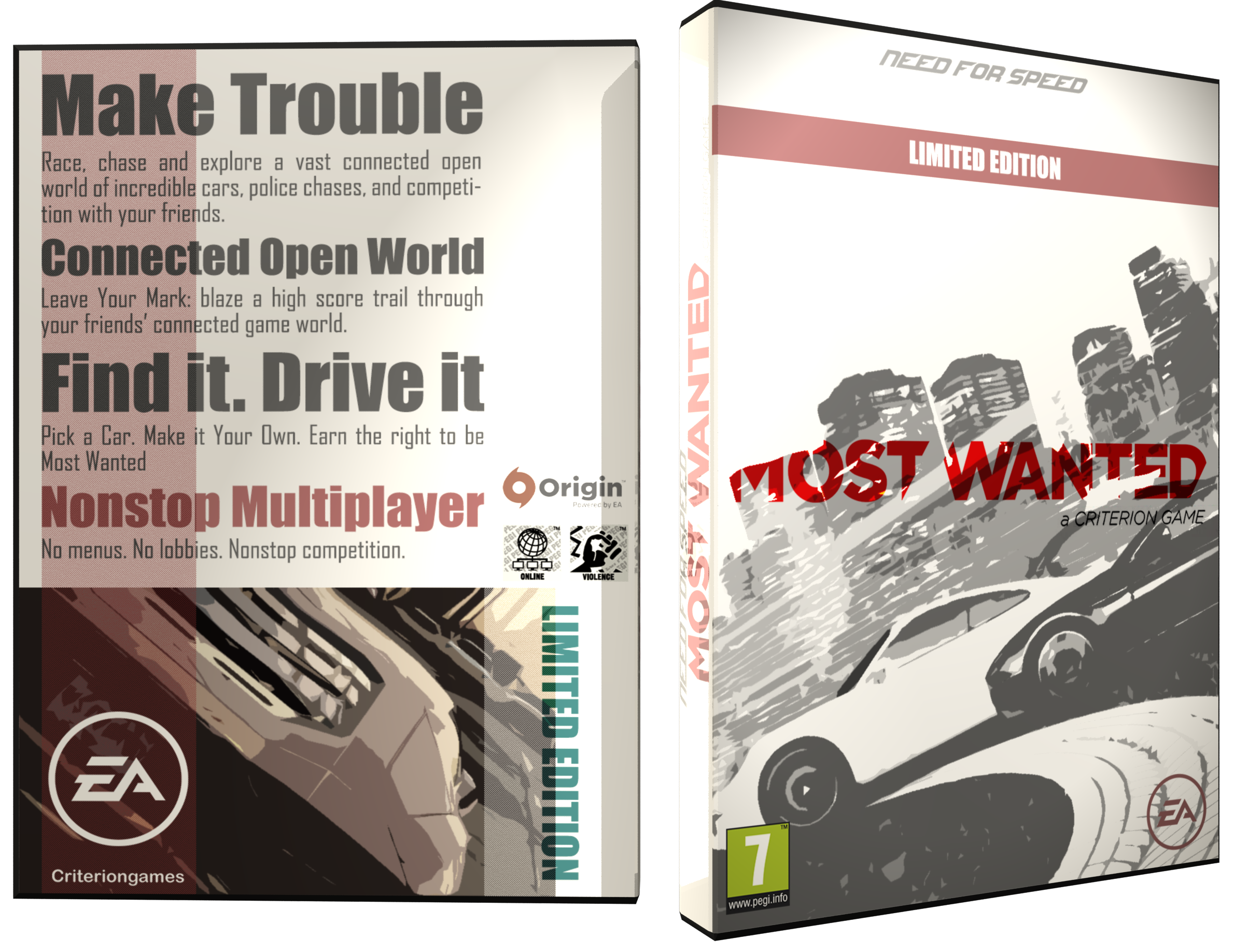Need For Speed: Most Wanted (2012) box cover
