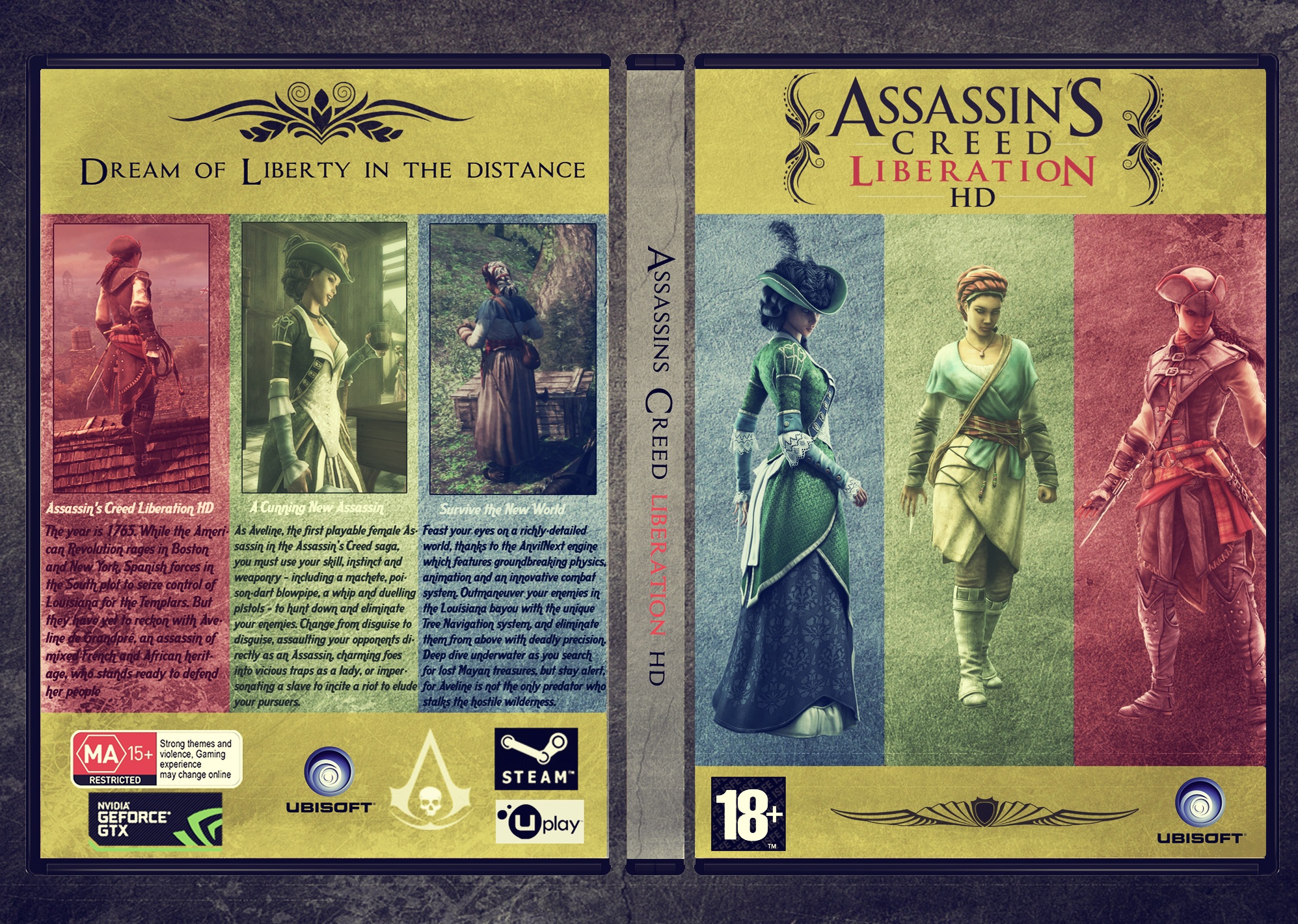 Assassin's Creed Liberation HD box cover