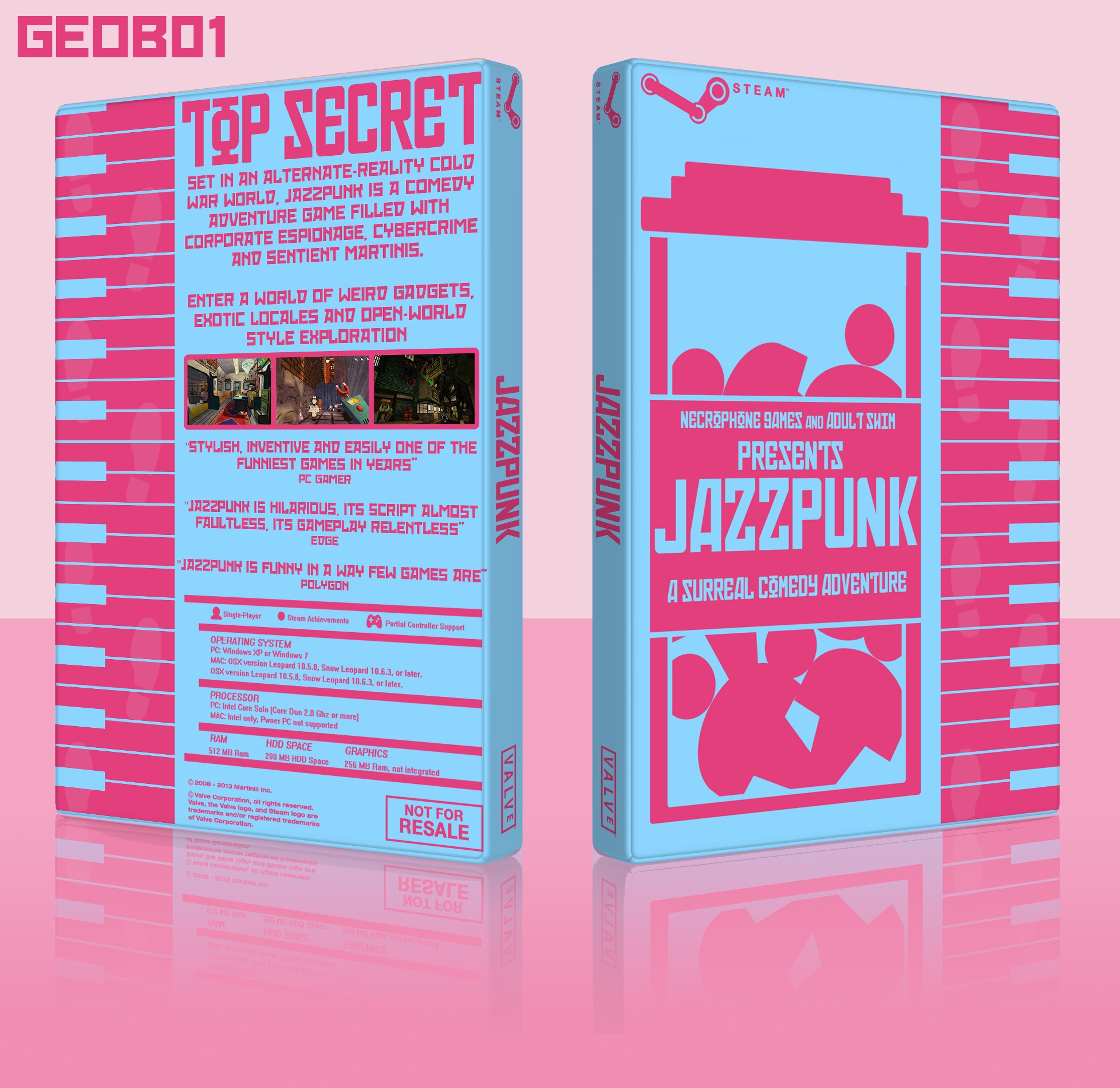 Jazzpunk box cover