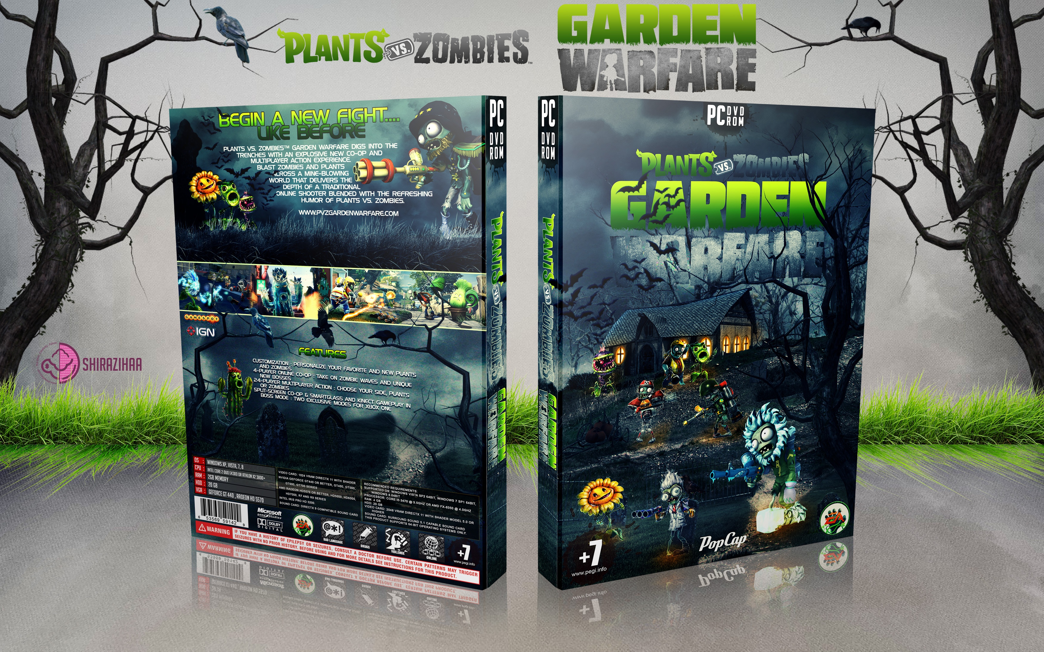 Plants vs Zombies: Garden Warfare box cover