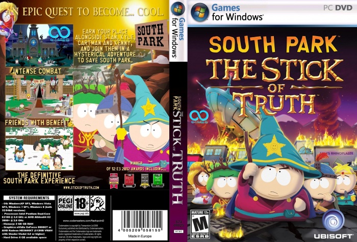 South Park: The Stick of Truth box art cover