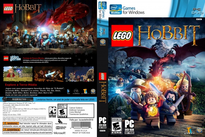 LEGO: The Hobbit box art cover