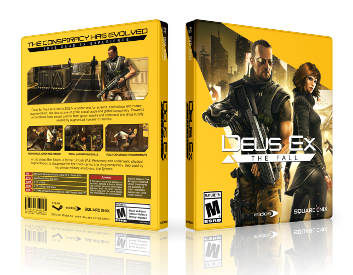 Deus Ex: The Fall box art cover