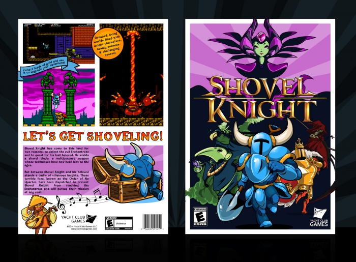 Shovel Knight box art cover