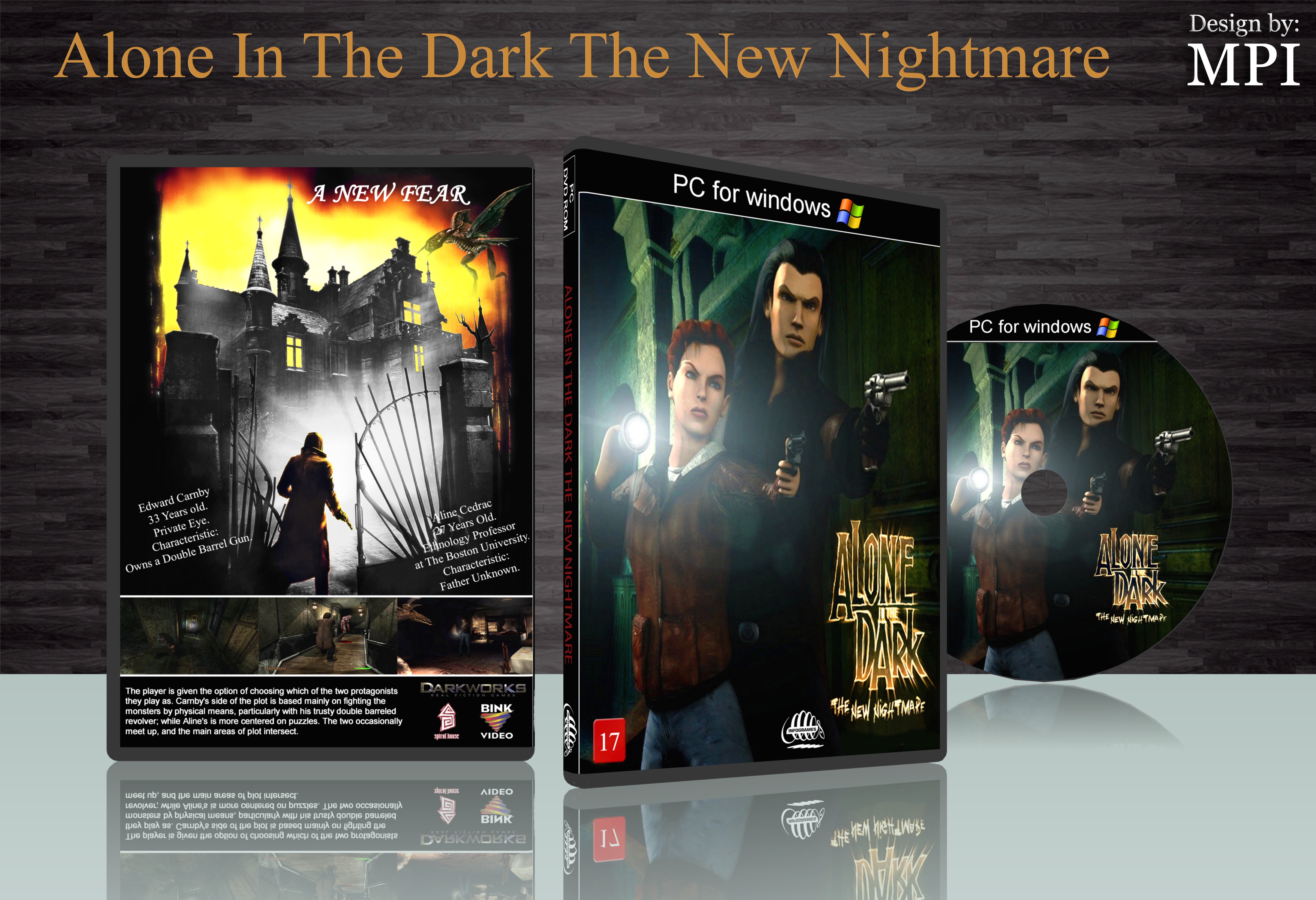 Alone In The Dark The New Nightmare box cover