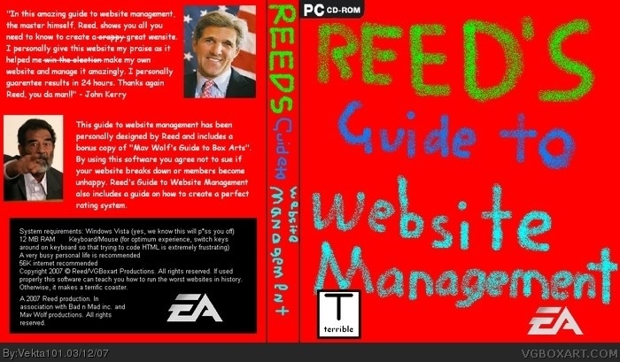 Reed's Guide to Website Management box art cover