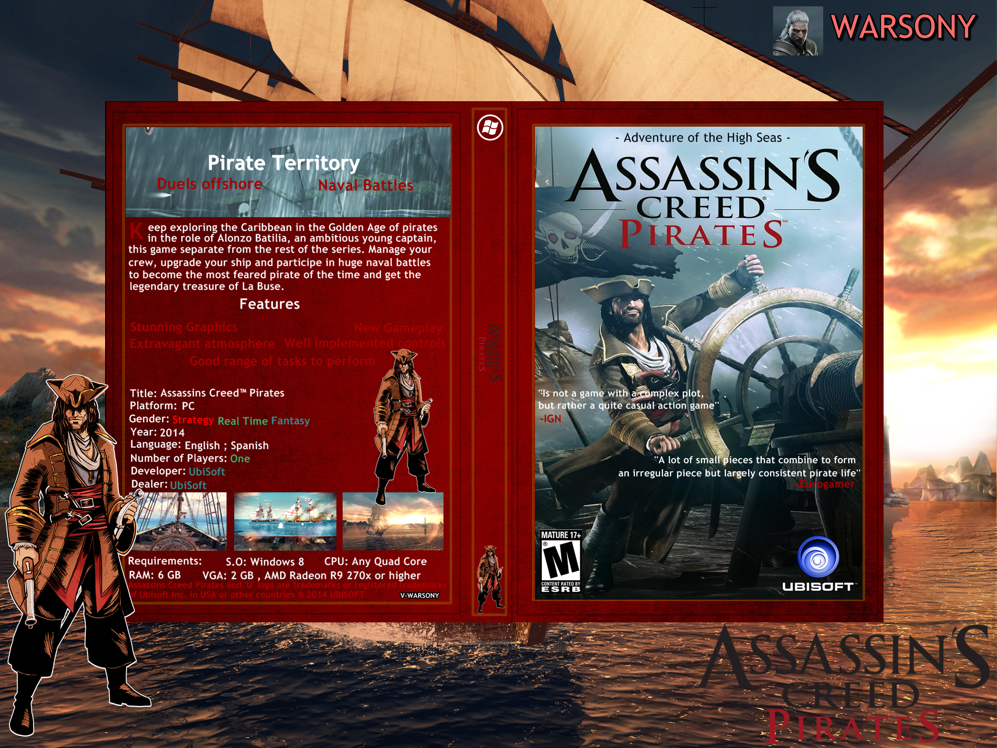Assassins Creed: Pirates box cover