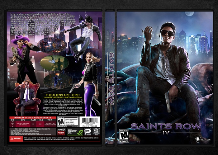 Saints Row IV box art cover