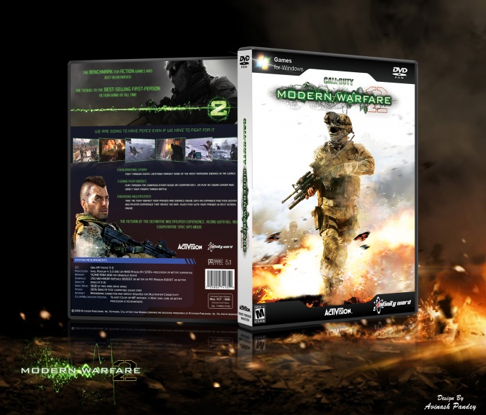 Call of Duty Modern Warfare 2 box art cover