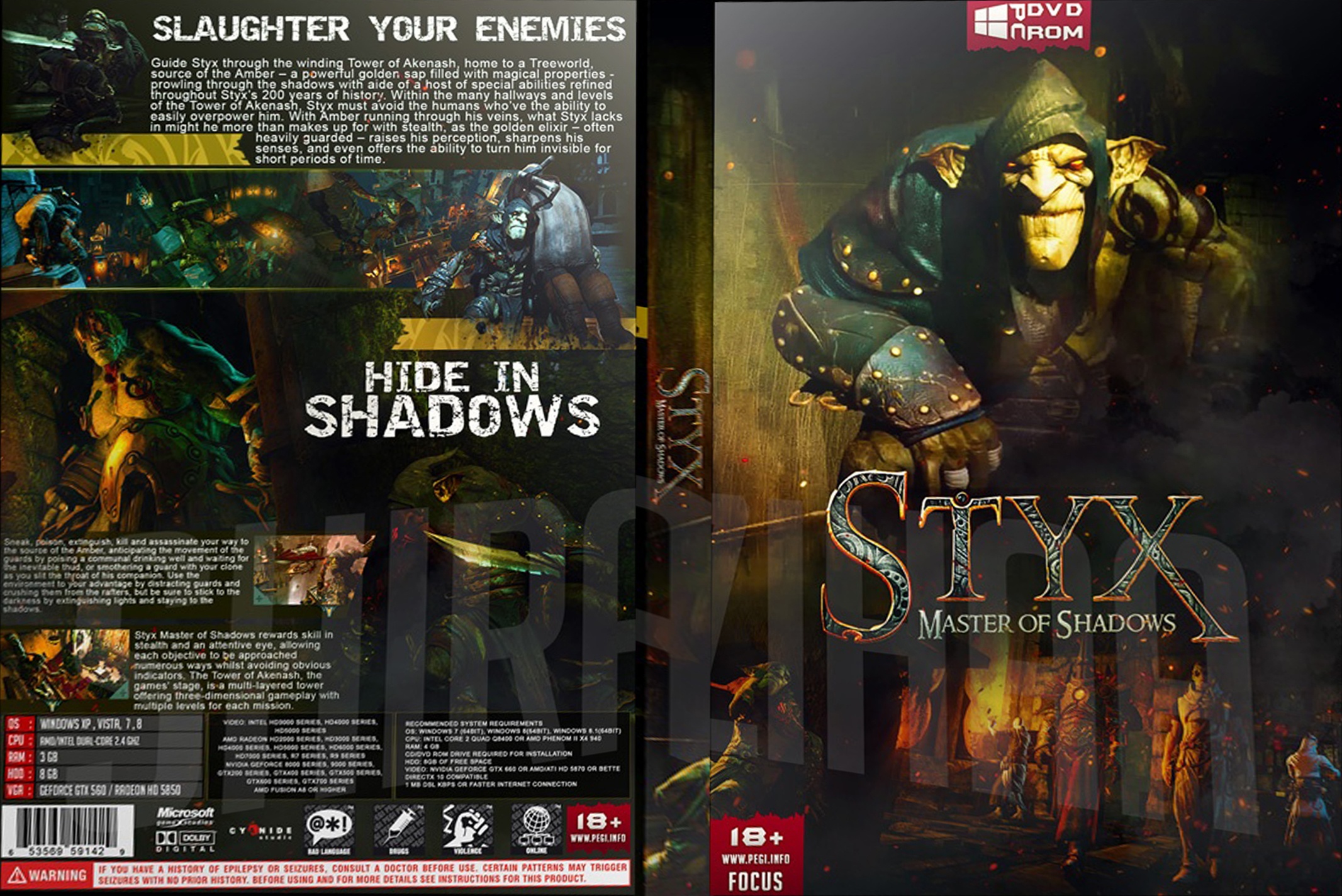 Styx: Master of Shadows box cover