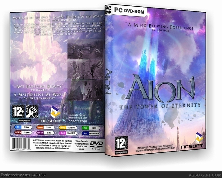 Aion: The Tower of Eternity box cover