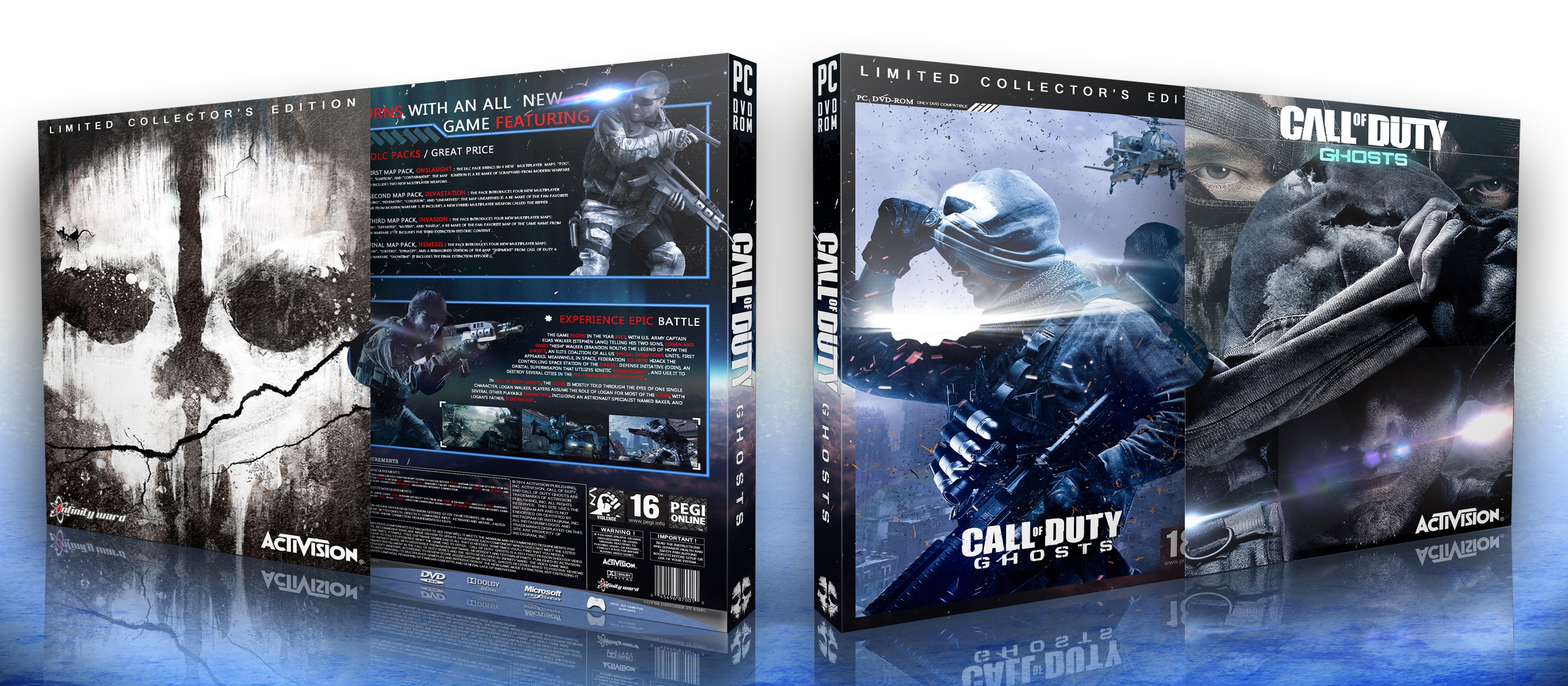 Call of Duty Ghosts Limited Collector's Edition box cover
